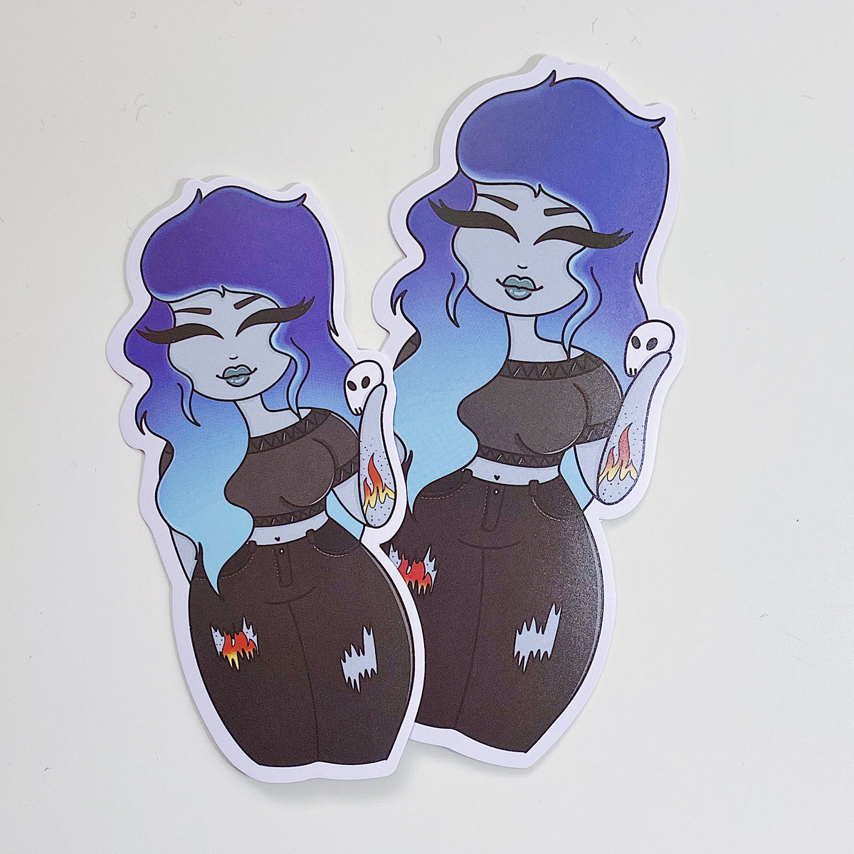 Tattooed Hades Vinyl Die Cut | Pack of Two
