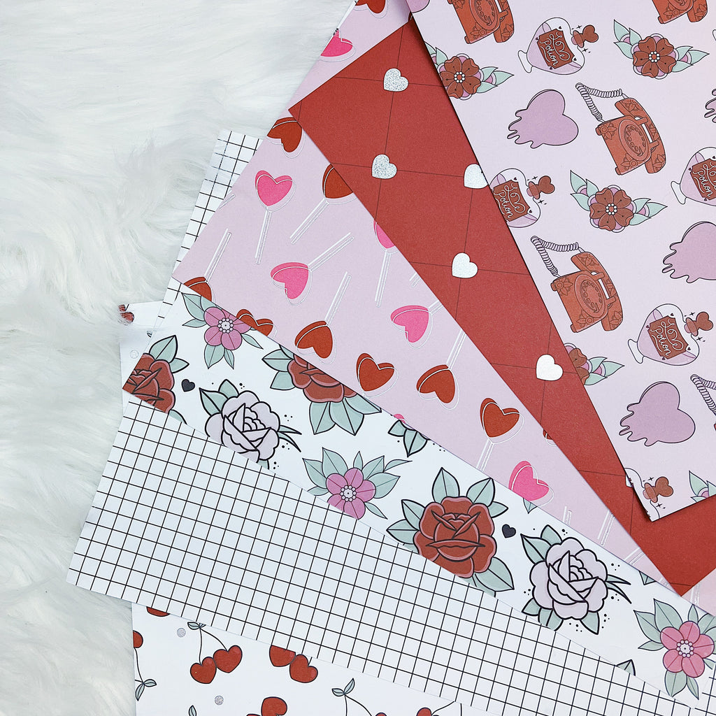 Cherry Pie Papers + Acetate + Vellum | Pixie Holo Foiled