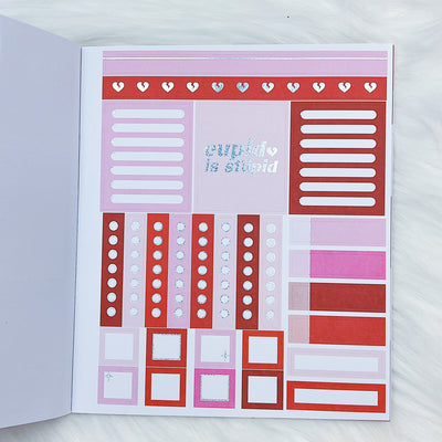 Cherry Pie Sticker Book | Matte Sticker Paper | 10 Pages | Pixie Holo Foiled