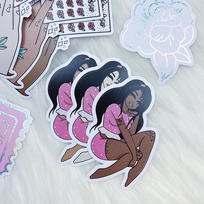 Cherry Pie Sticker Die Cut Pack | Pixie Holo Foiled | ALL Skin Tones Included!