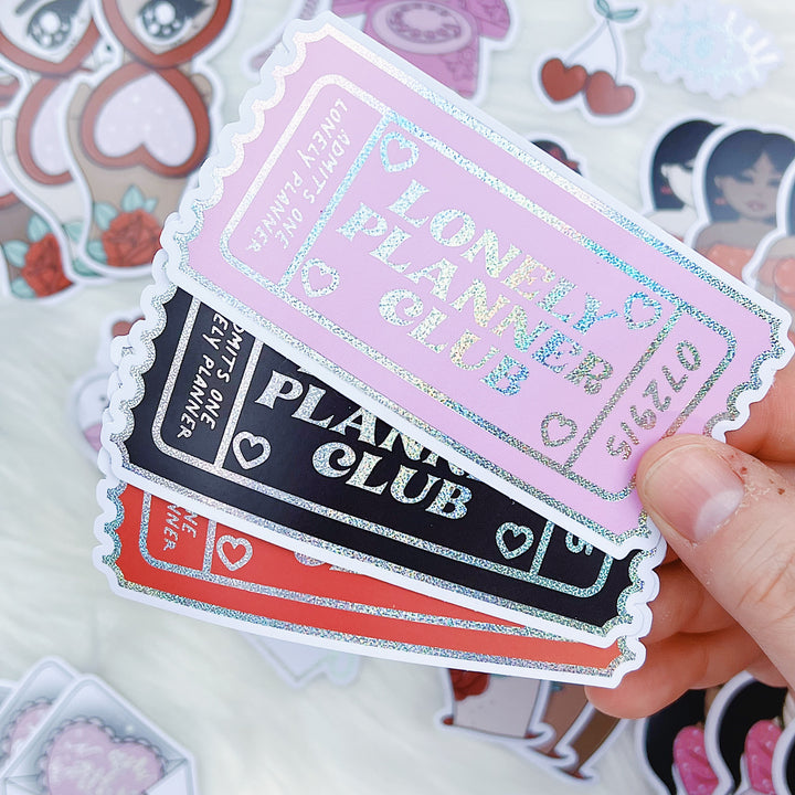 Cherry Pie Sticker Die Cut Pack | Pixie Holo Foiled | ALL Skin Tones Included!