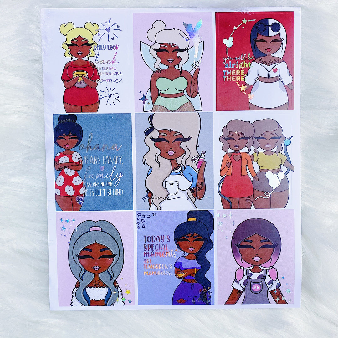 Tattoo Sidekicks Full Boxes | Holographic Foil | Choose your Skin Tone!