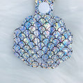 Charm con lengüeta a presión Holo Mermaid Seashell Feltie