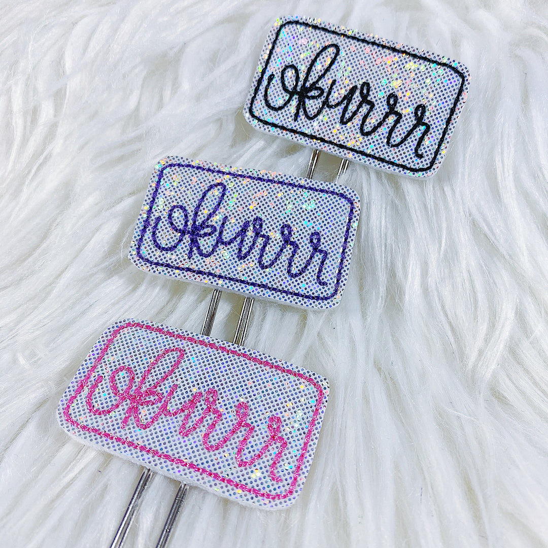 Okurrr Feltie Planner Clip | Choose Your Color