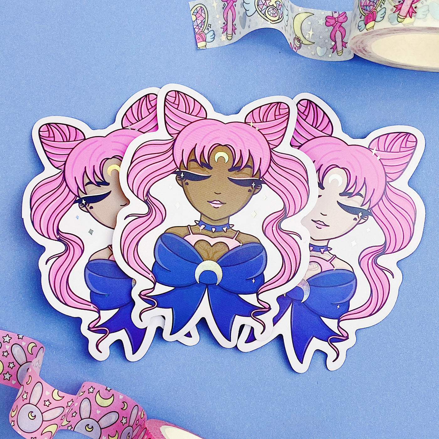Wicked Lady Babe Vinyl Die Cut | Holo Foil | Choose your Skin Tone!