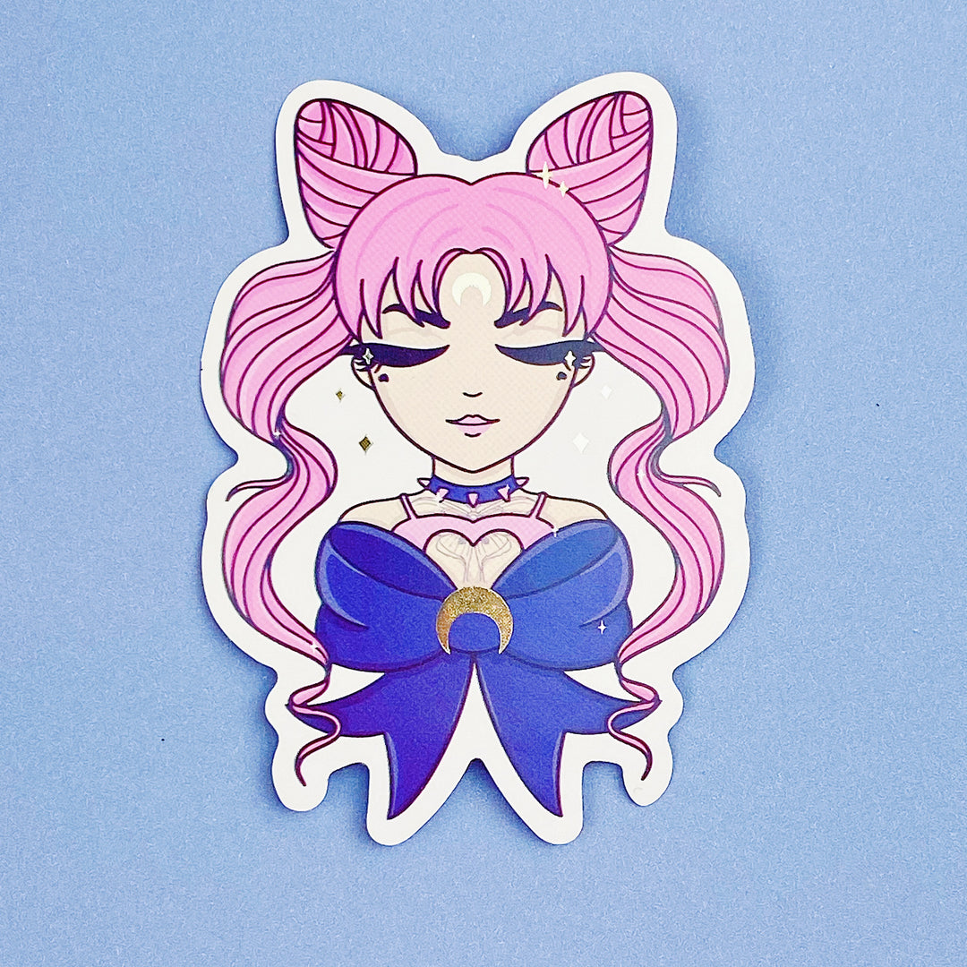 Wicked Lady Babe Vinyl Die Cut | Holo Foil | Choose your Skin Tone!