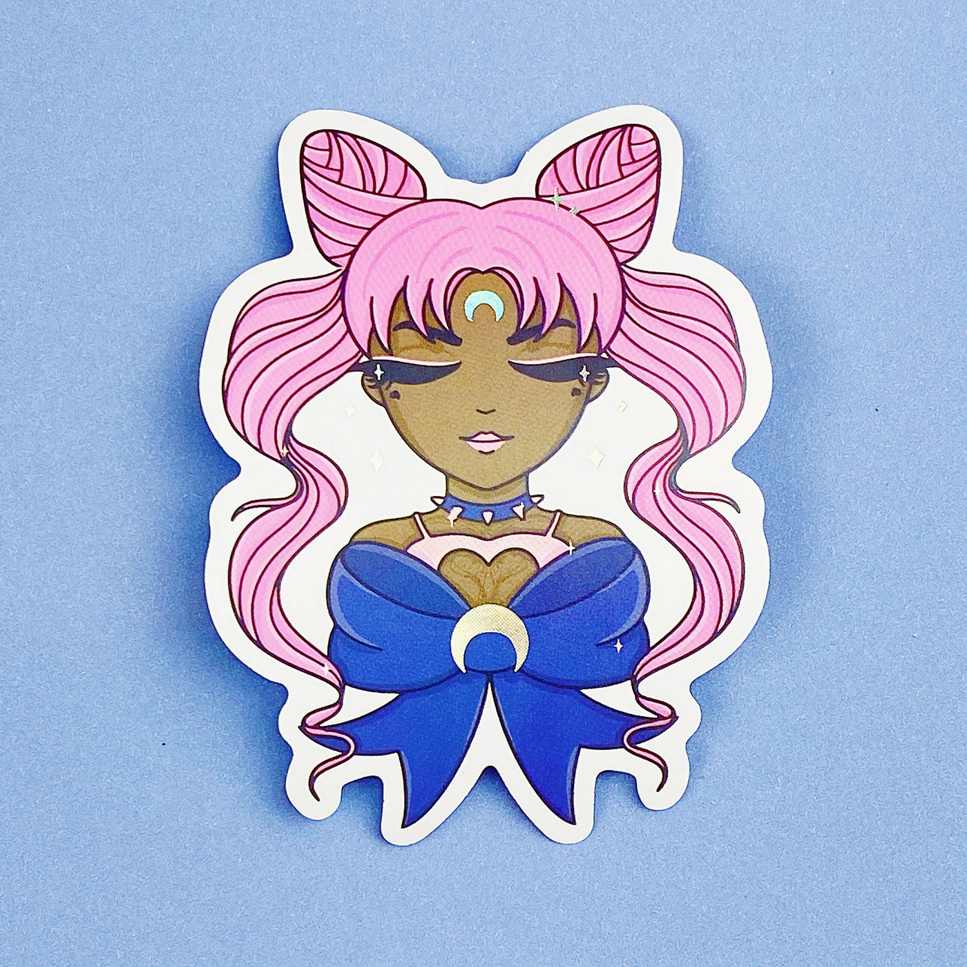 Wicked Lady Babe Vinyl Die Cut | Holo Foil | Choose your Skin Tone!