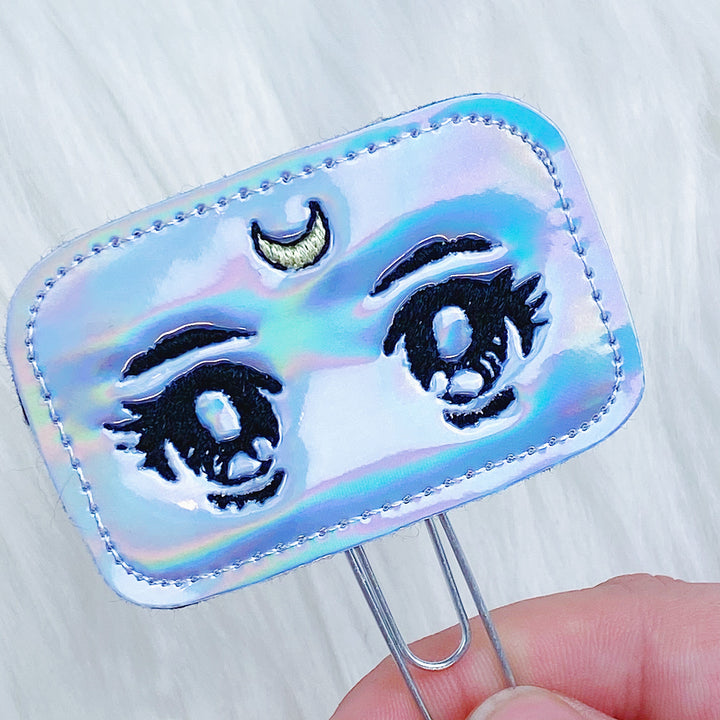 Holo Sailor Moon Ojos Feltie Planner Clip