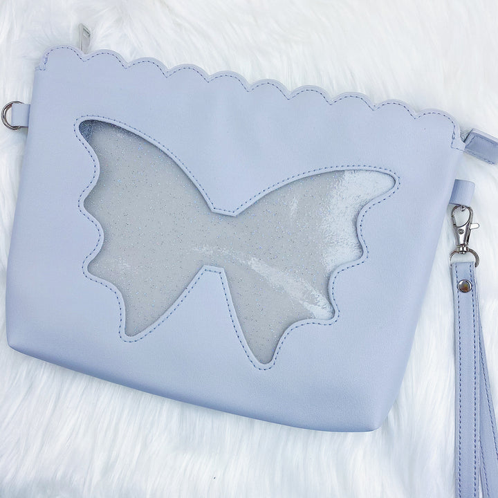 Grey ITA Bat Bow Pouch