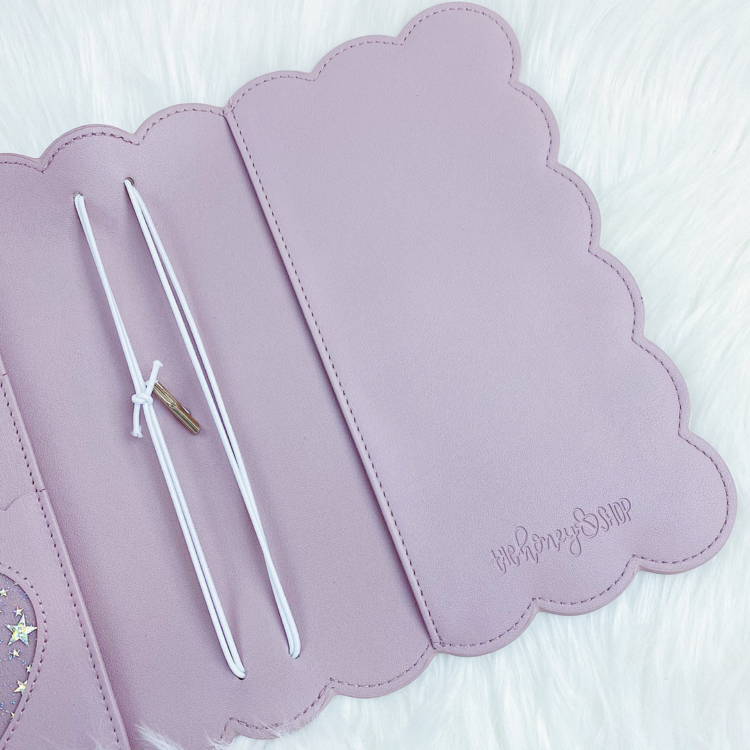 Mauve Scalloped B6 Traveler's Notebook | TheHoneyBShop