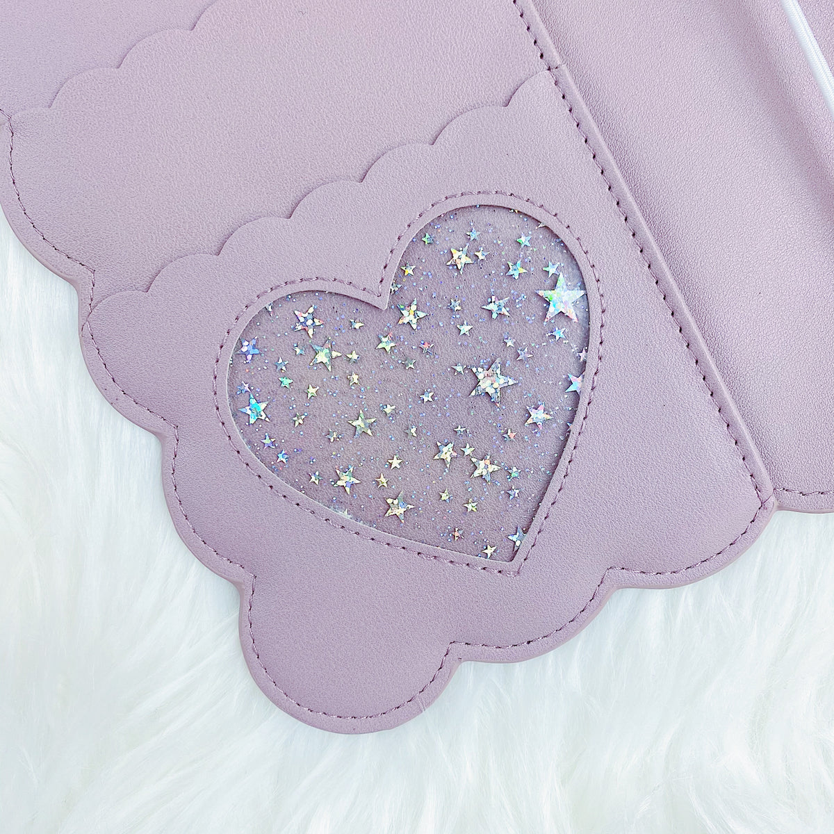 Mauve Scalloped B6 Traveler's Notebook | TheHoneyBShop