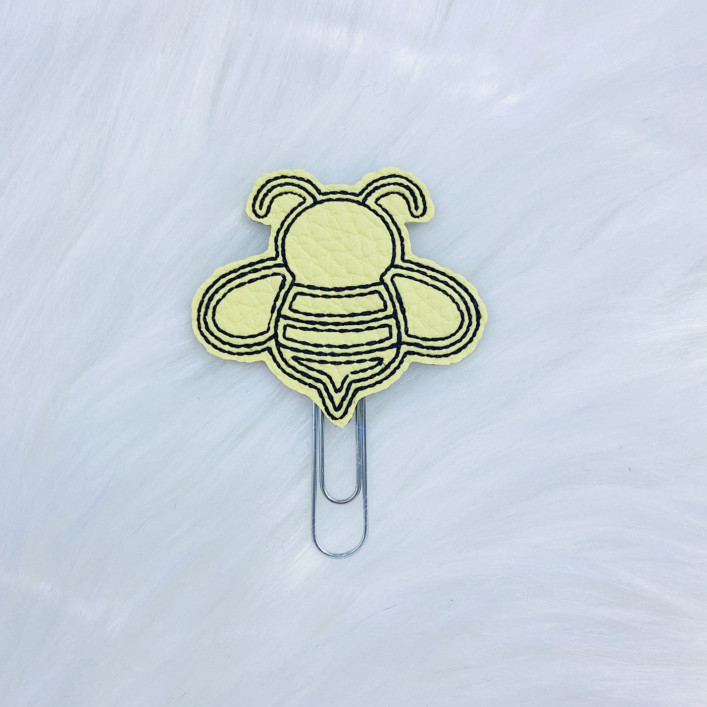 Yellow Bumble Bee Feltie Planner Clip