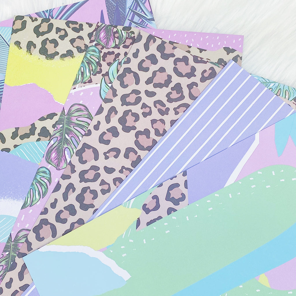 Papeles de Verano Hot Babe + Acetatos | Holo frustrado