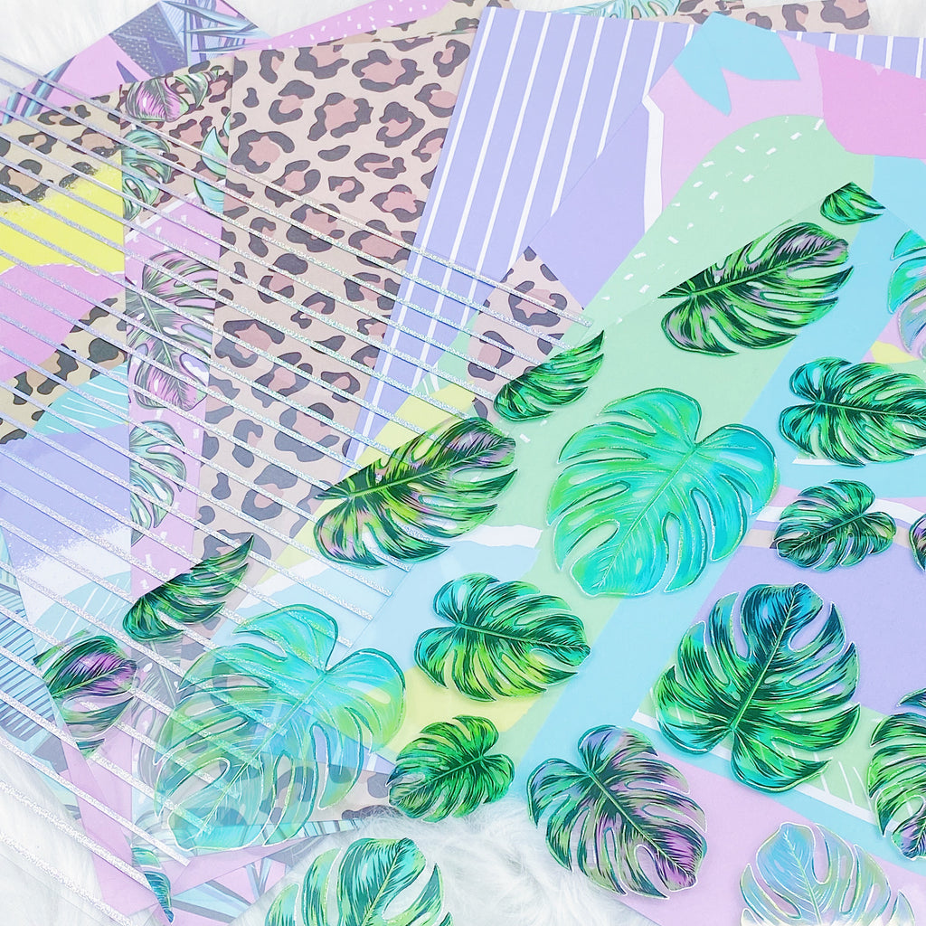 Papeles de Verano Hot Babe + Acetatos | Holo frustrado