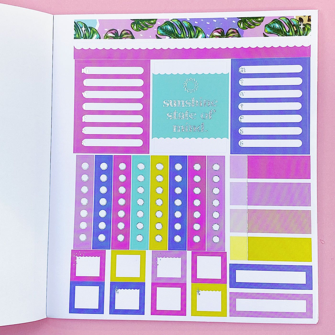 Hot Babe Summer Sticker Book | 10 Pages | Holo Foiled + Holographic Overlay