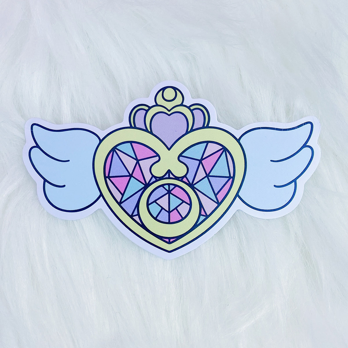 Magical Brooch Vinyl Sticker Die Cut