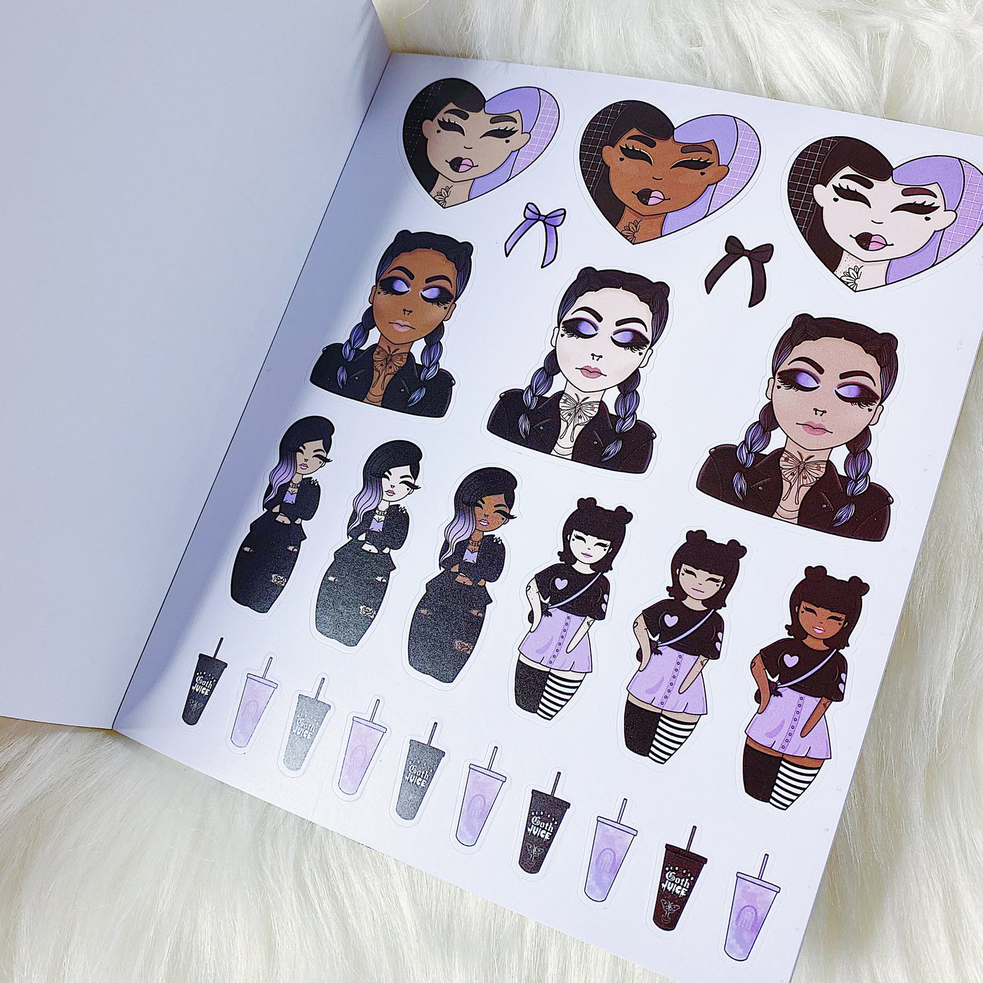 Personality Crisis 2.0 Sticker Book | 10 Pages | Sparkly Holo Foiled