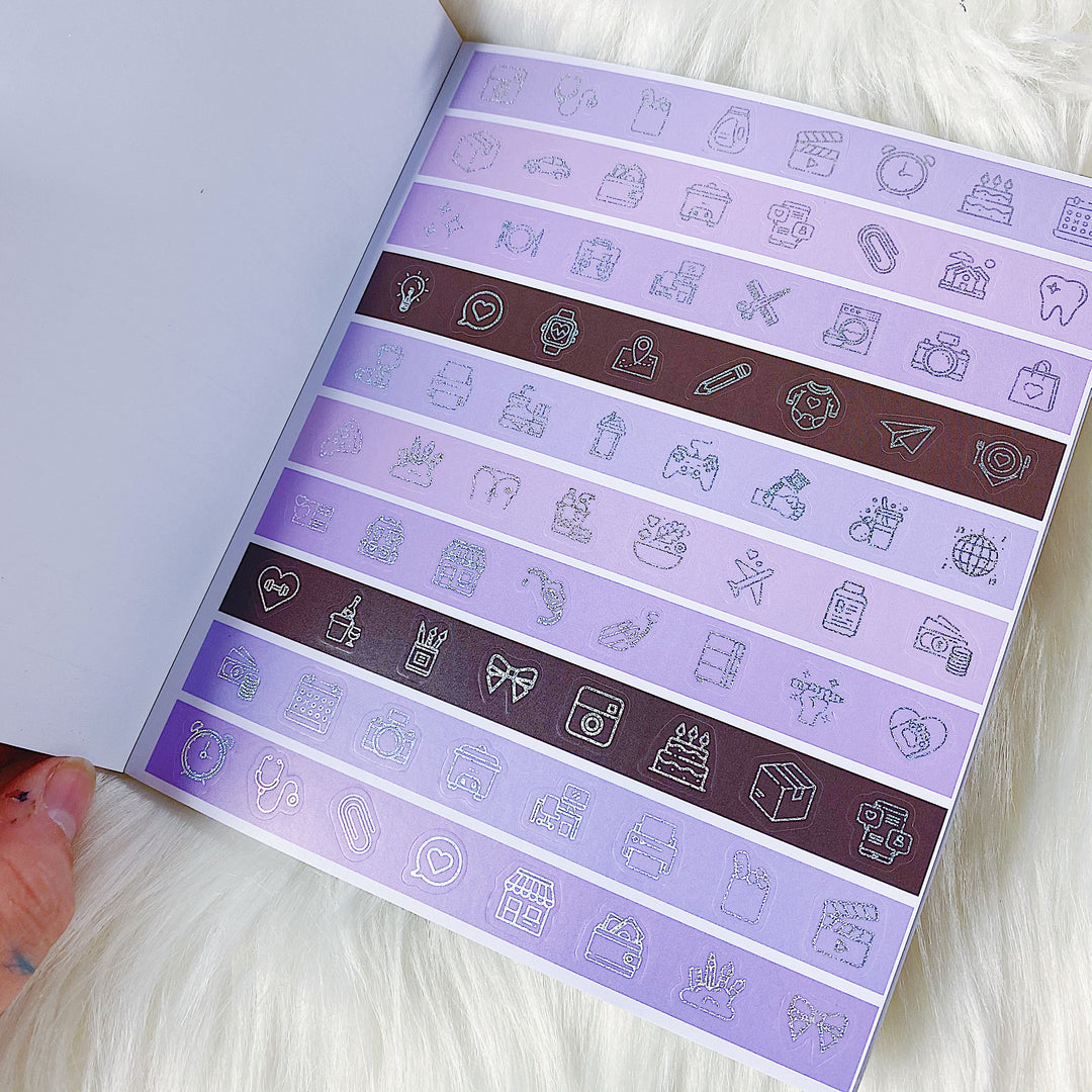 Personality Crisis 2.0 Sticker Book | 10 Pages | Sparkly Holo Foiled