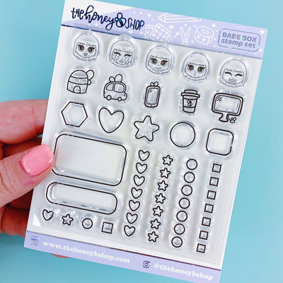 Crafty at Heart Clear Stamp Set