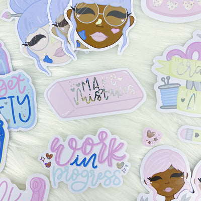 Crafty at Heart Die Cut Pack | Star Holo Foiled | ALL Skin Tones Included