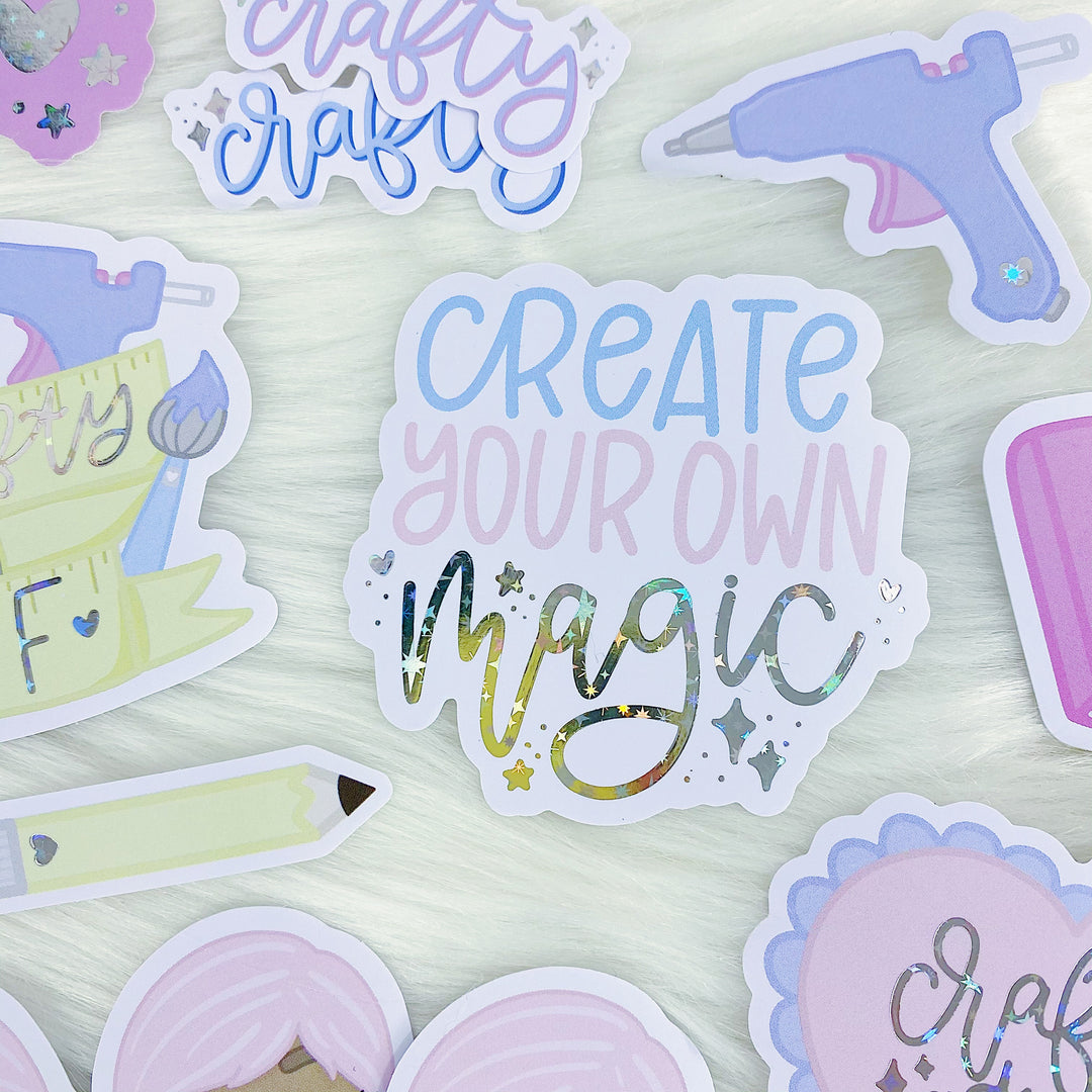 Crafty at Heart Die Cut Pack | Star Holo Foiled | ALL Skin Tones Included