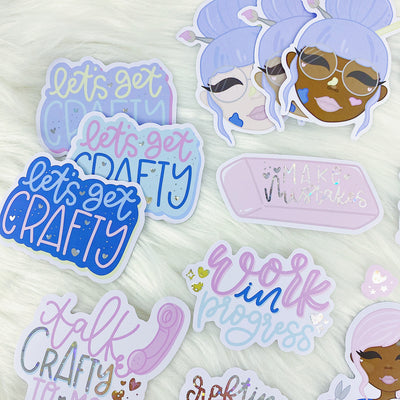 Crafty at Heart Die Cut Pack | Star Holo Foiled | ALL Skin Tones Included