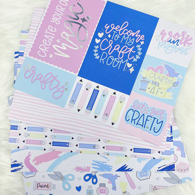 Crafty at Heart Papers + Acetates | Star Holo Foiled