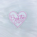 Crafty with Pink Stitching FeltieE
