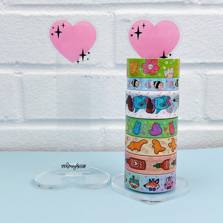 Heart + Sparkle Washi Stand | Includes Base + Stand