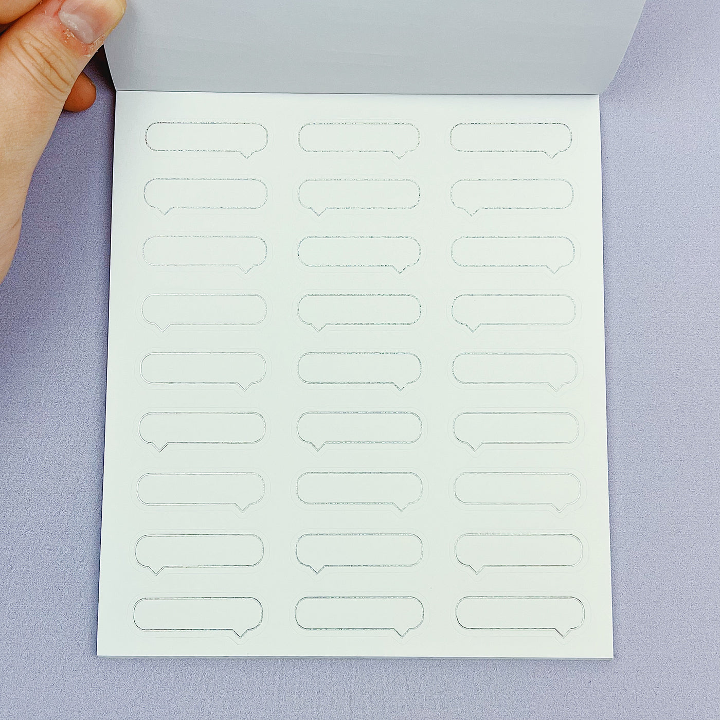 Pastel Functional Deluxe Sticker Book | Matte Sticker Paper | 15 Pages | Pixie Holo Foiled