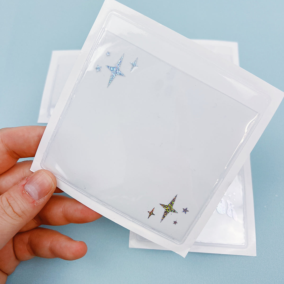 Planner Stash Adhesive Pockets | Bundle of FOUR | Pixie Holo Foiled