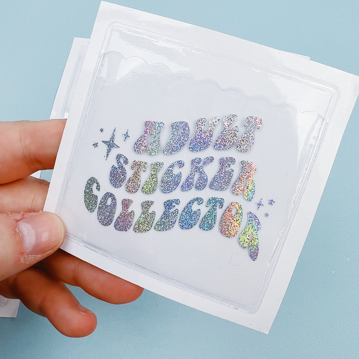 Planner Stash Adhesive Pockets | Bundle of FOUR | Pixie Holo Foiled