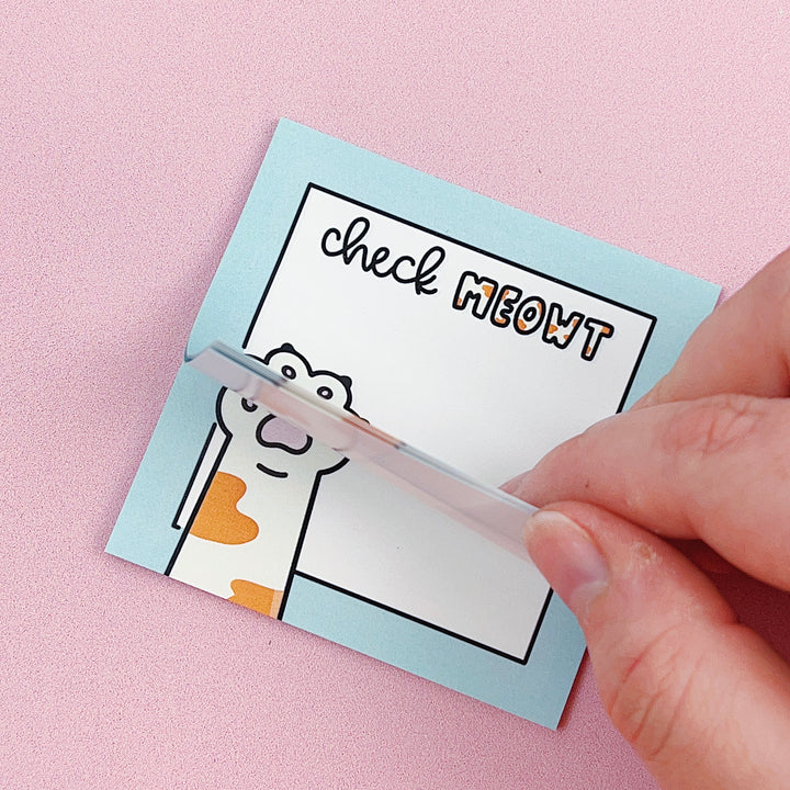 Check Meowt Sticky Note | 3x3