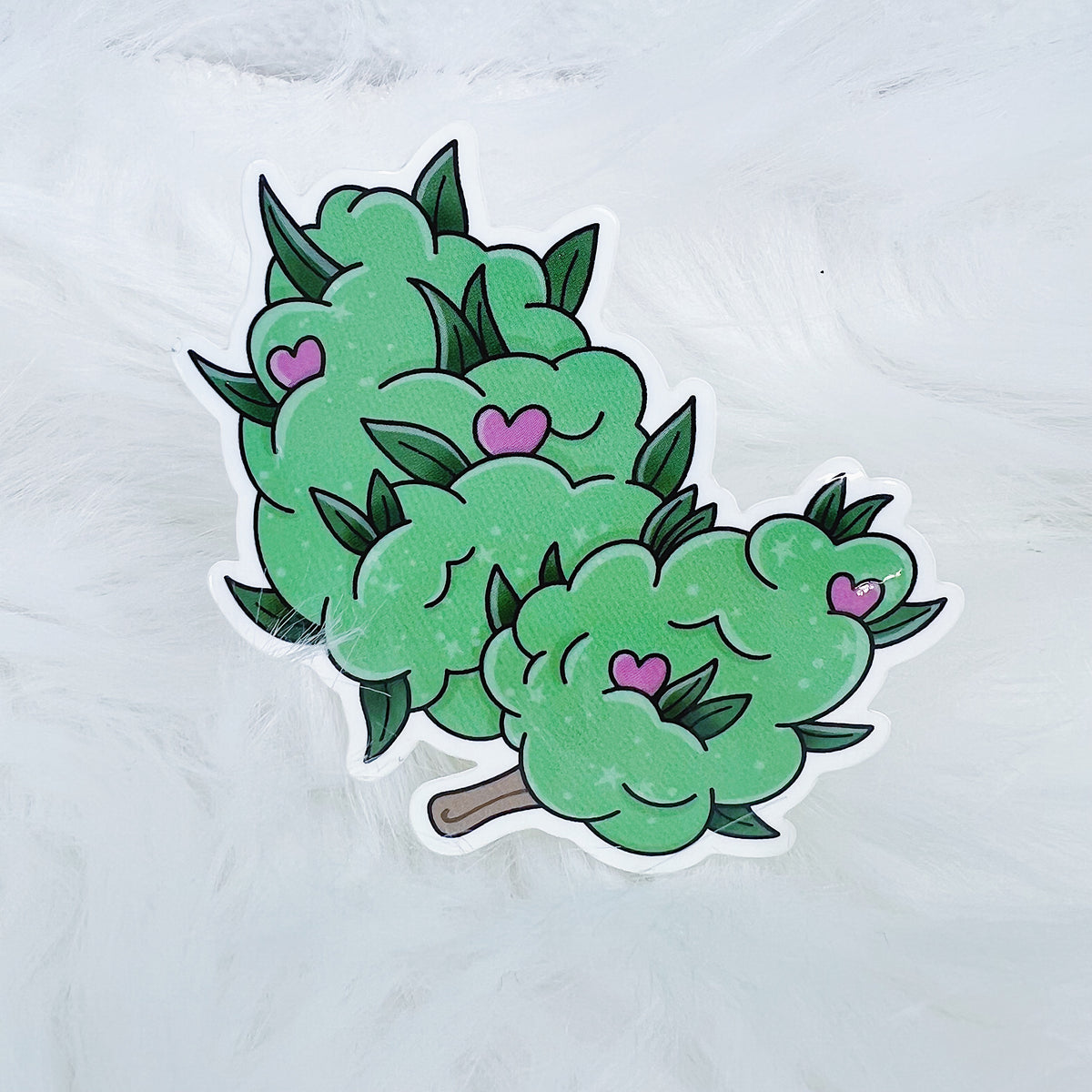 Love Bud Vinyl Sticker Die Cut