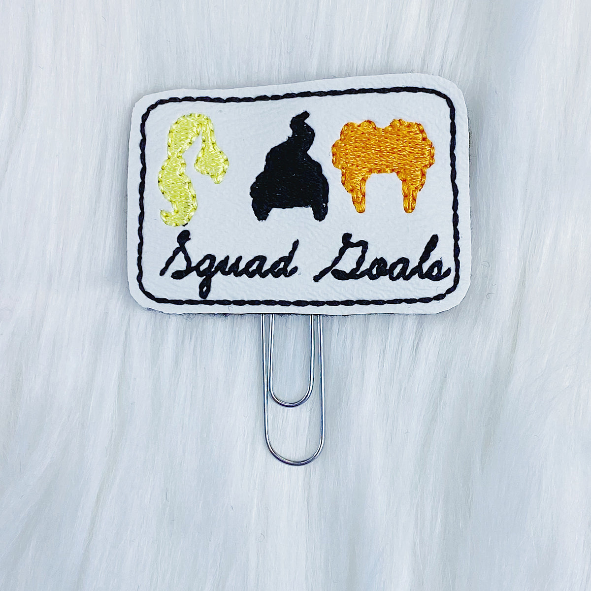 Sanderson Squad Goals Feltie Planner Clip