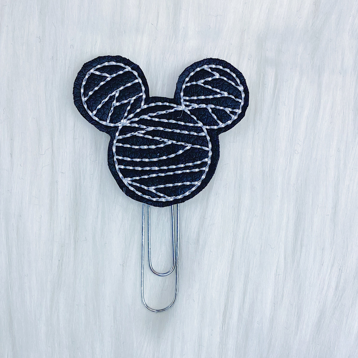 Black Micky Mummy Feltie Planner Clip