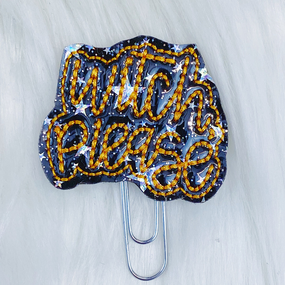 Orange Witch, Please Feltie Planner Clip