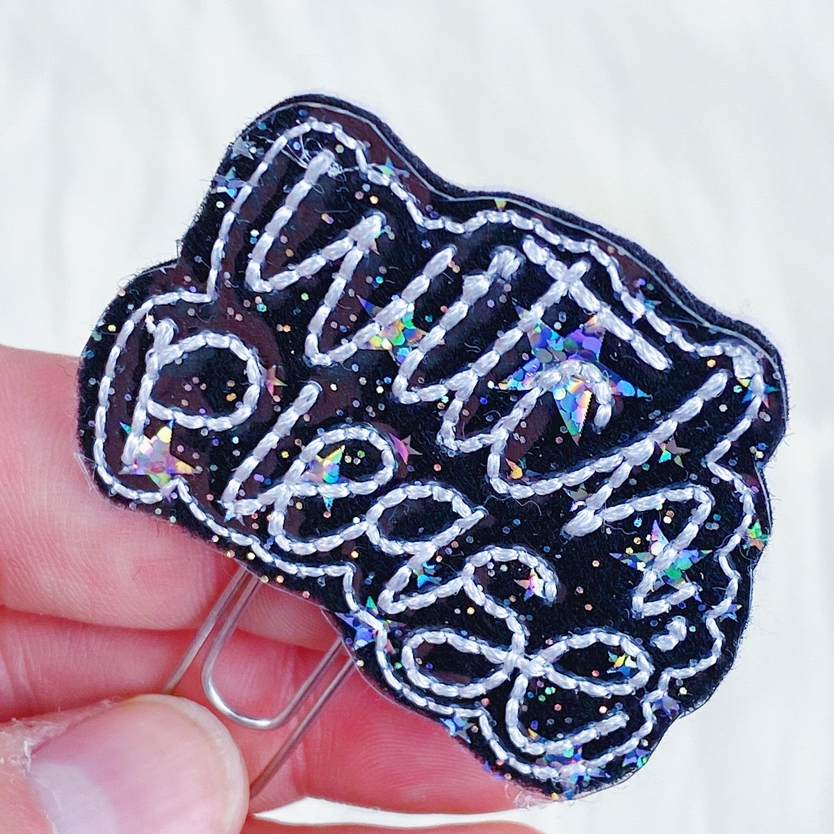 Black Witch, Please Feltie Planner Clip