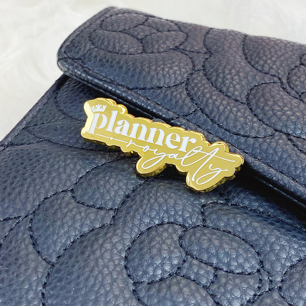 Planner Royalty Enamel Pin | Gold Plated