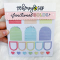 Bold Functional Deluxe Sticker Book | Matte Sticker Paper | 15 Pages | Holo Foiled