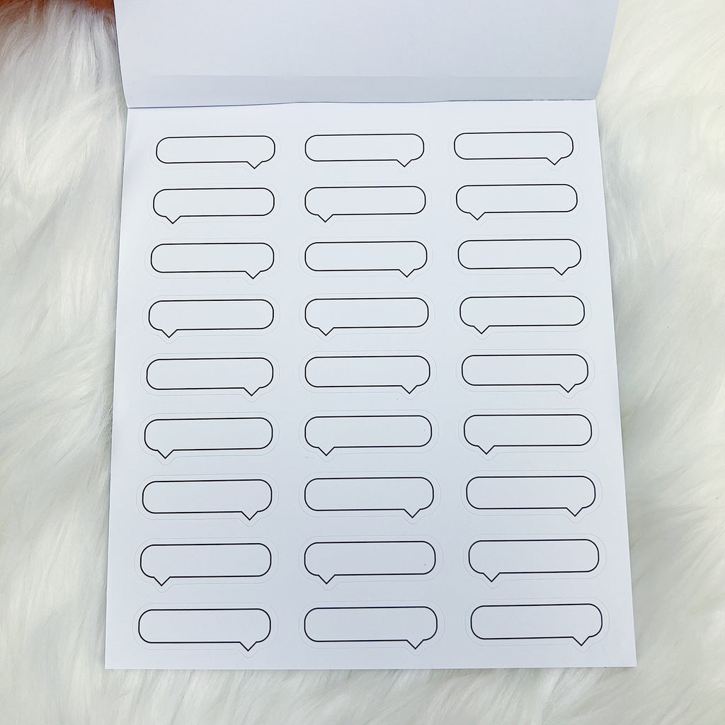 Bold Functional Deluxe Sticker Book | Matte Sticker Paper | 15 Pages | Holo Foiled