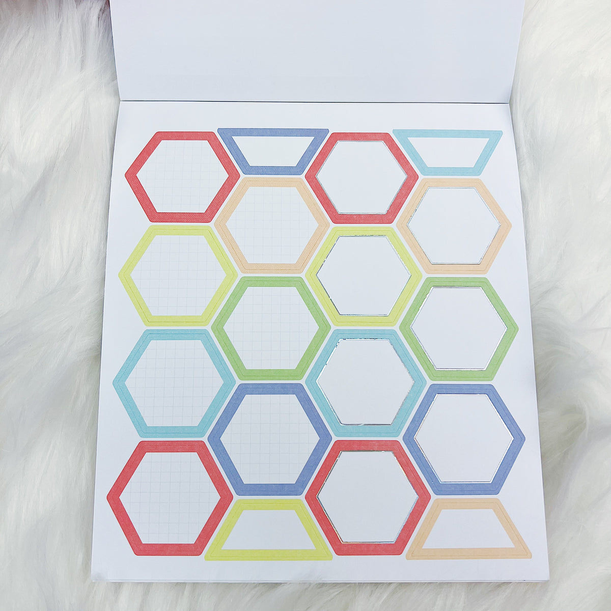 Bold Functional Deluxe Sticker Book | Matte Sticker Paper | 15 Pages | Holo Foiled