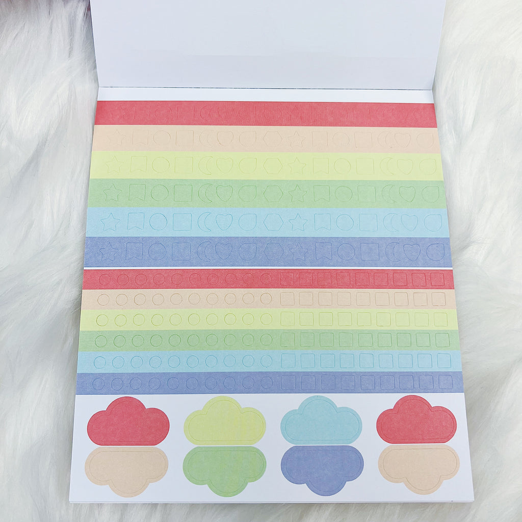 Bold Functional Deluxe Sticker Book | Matte Sticker Paper | 15 Pages | Holo Foiled