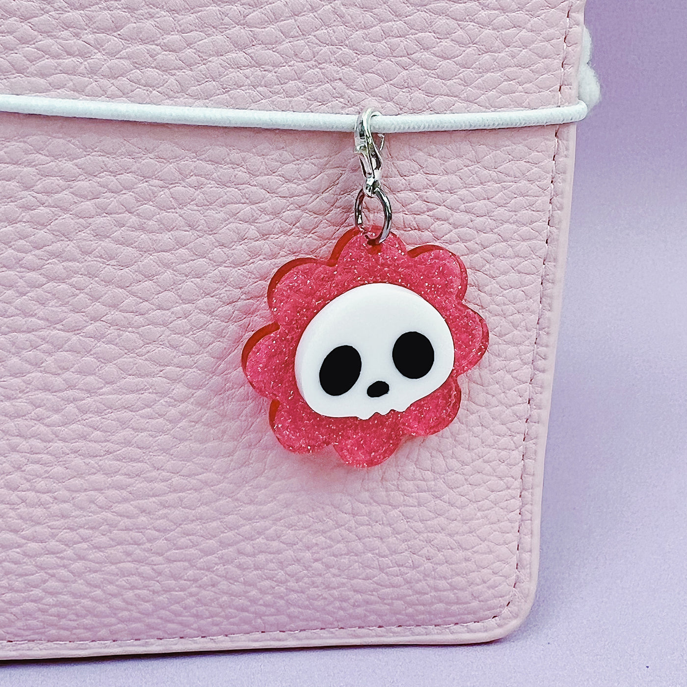 Skele Flower Acrylic Charm | Choose Your Color