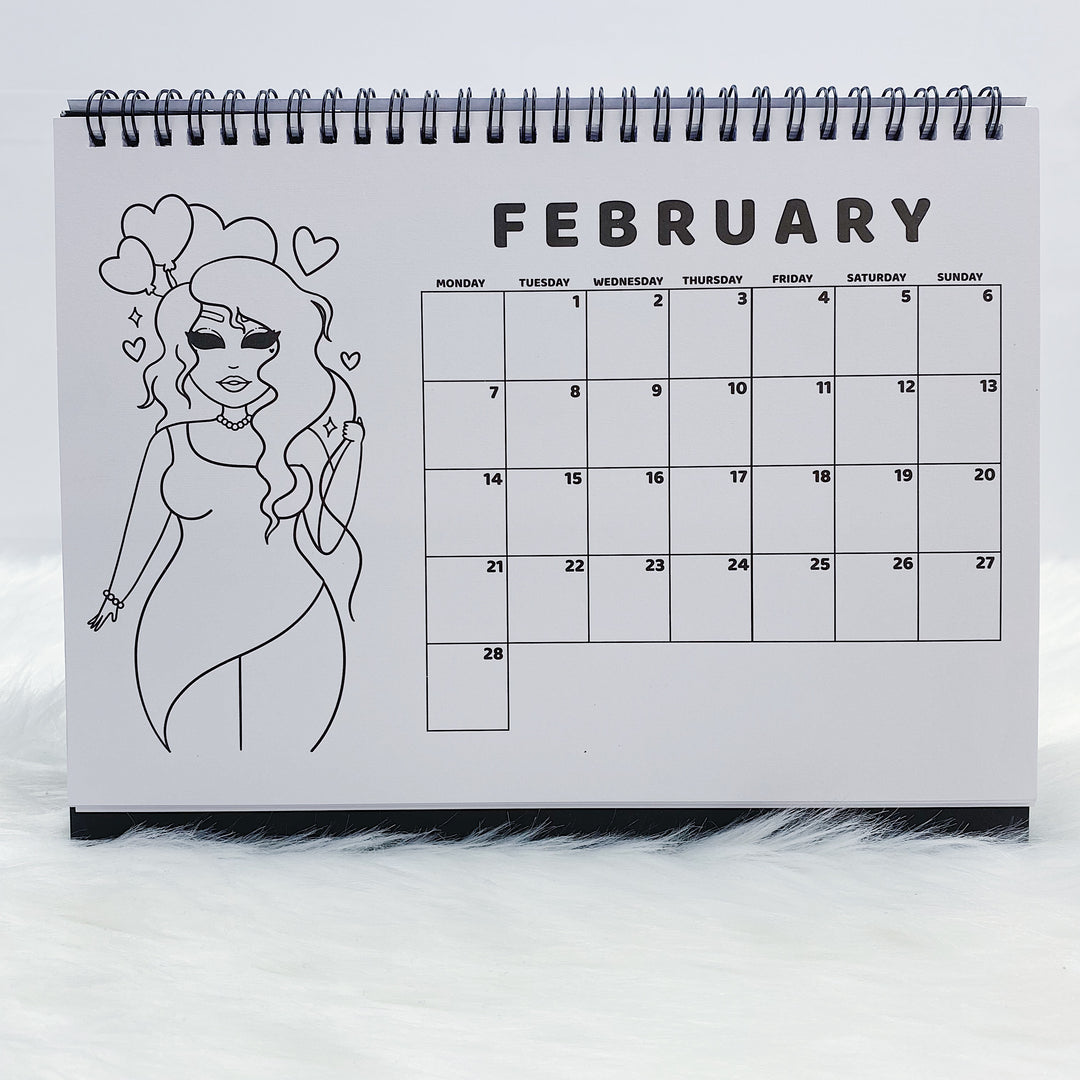 Calendario de escritorio en espiral Babe 2022 | Ene-Dic 2022