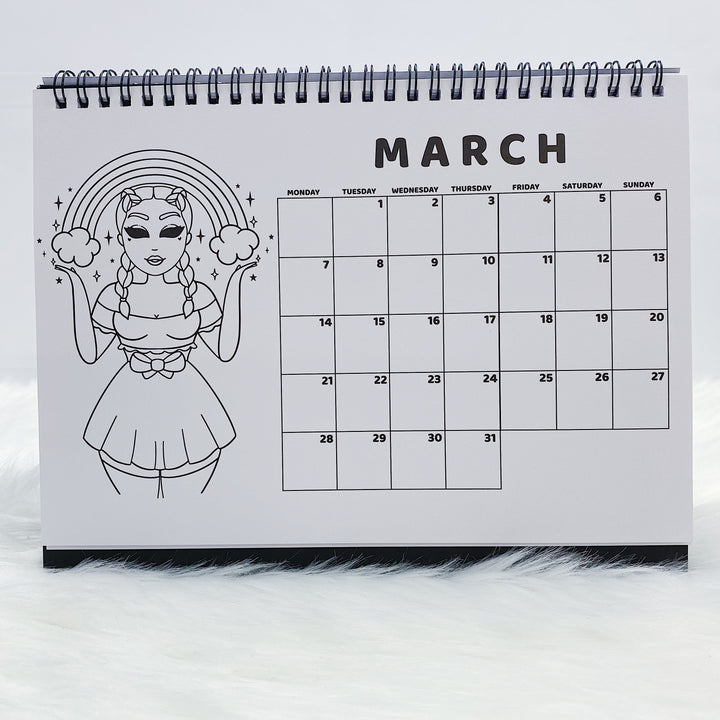 2022 Babe Spiral Desk Calendar | Jan-Dec 2022