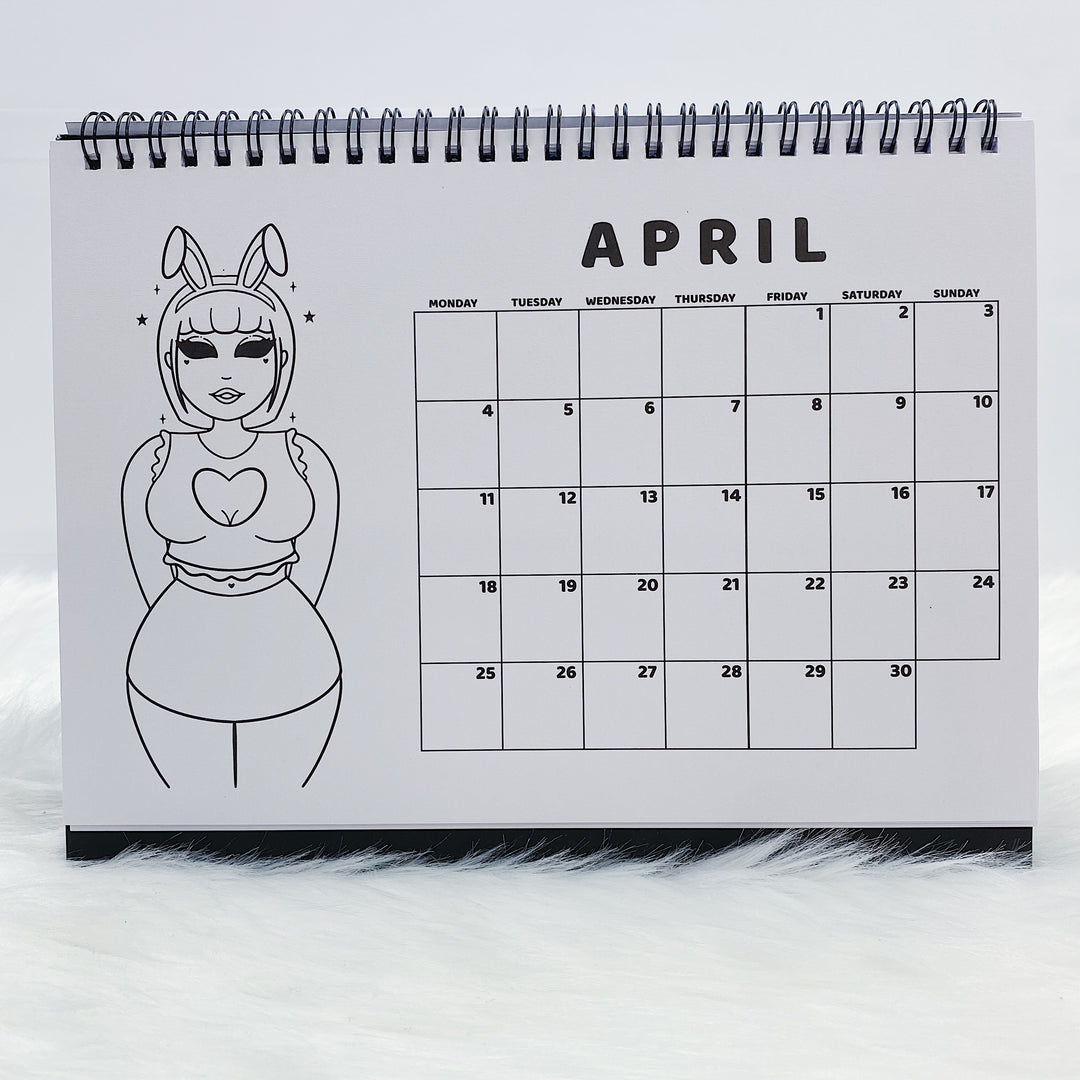 Calendario de escritorio en espiral Babe 2022 | Ene-Dic 2022