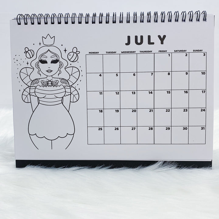 2022 Babe Spiral Desk Calendar | Jan-Dec 2022