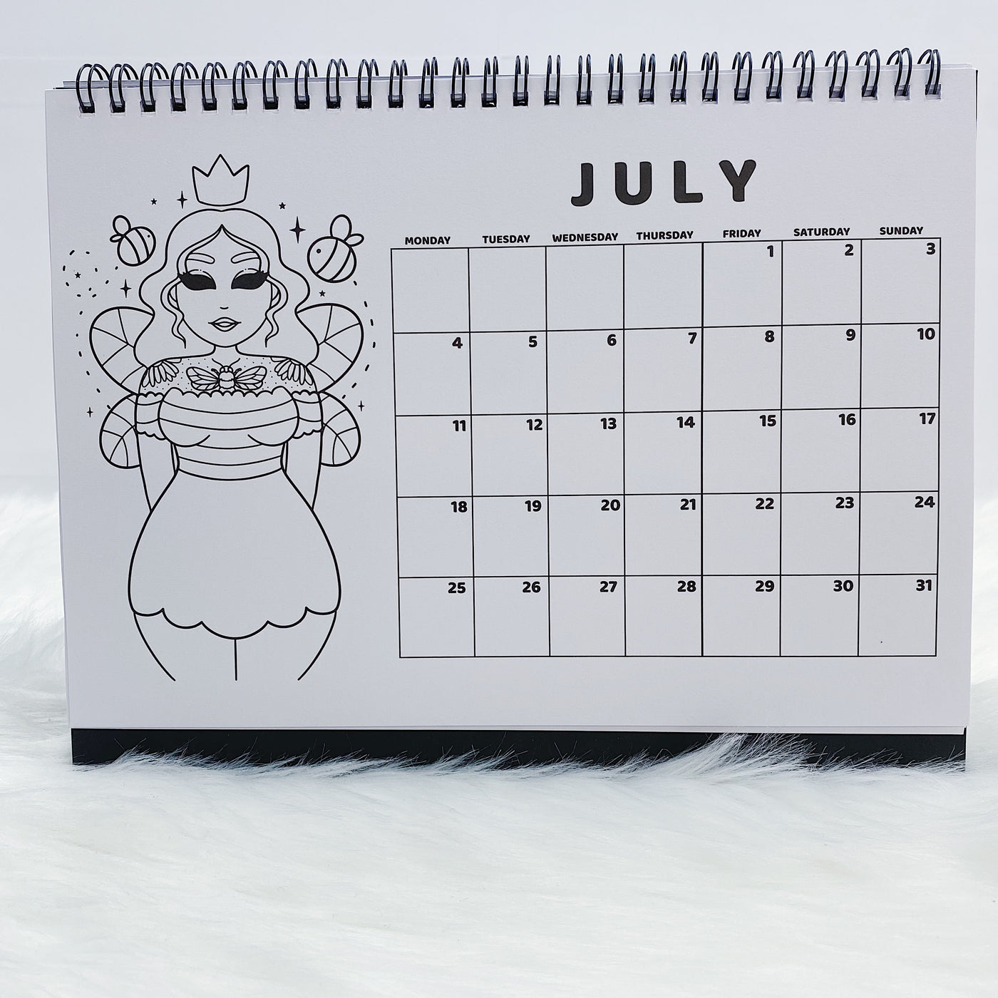 2022 Babe Spiral Desk Calendar | Jan-Dec 2022