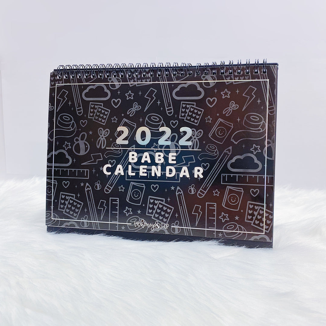 2022 Babe Spiral Desk Calendar | Jan-Dec 2022